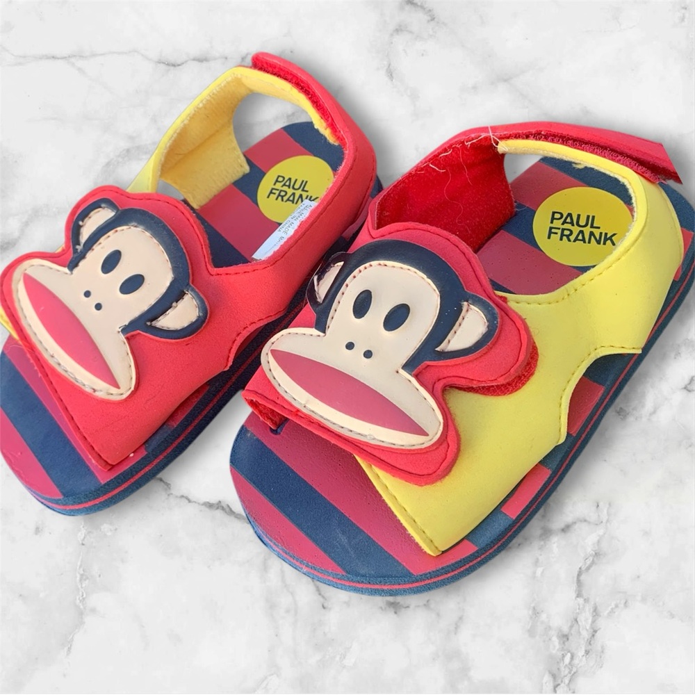 Paul Frank Kids Shoes - Red and Yellow Baby Size 7-8